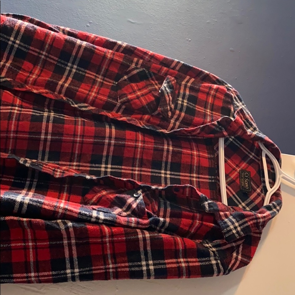 Thick long sleeve flannel